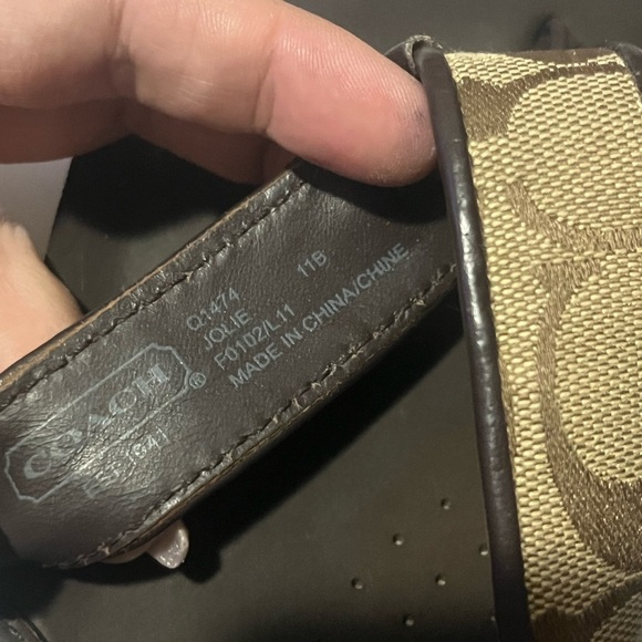 Coach Jolie Women's C Signature Brown Sandals, Size 11B - Picture 5 of 9